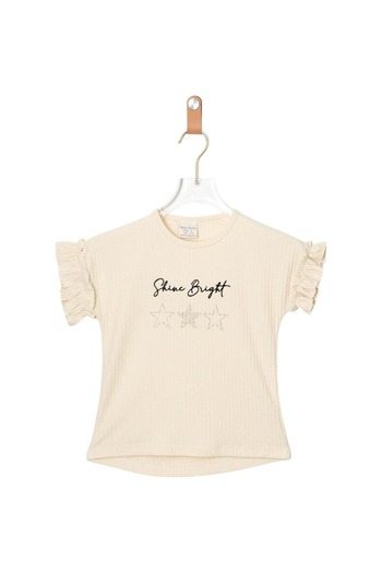 Babexi Shine Bright Tshirt Ecru