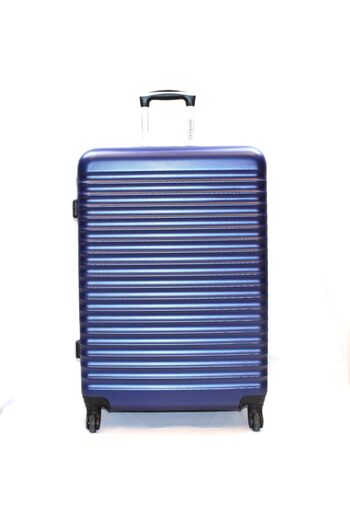 David Jones Paris Luggage, Hardside Spinner Luggage, Ultra Lightweight ABS, 4 Double Wheels, 20/24/2
