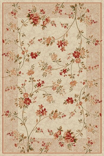 Lotos Carpet 551-100, Cream, 8 Mm Thread, Anti-Allergic, Living Room, Bedroom