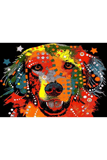Kolibri Children's Room Carpet Dog 11022-180, Multicolor, 9 mm Thread, Anti-Allergic