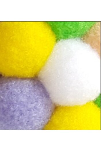 Mixpet 5 Cm Colorful Pompom Ball Cat Toy - 4 Pieces
