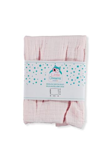 Little Dreams ebebek Pink Muslin Pillowcase