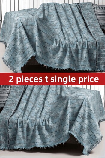 Rell Home 170X220Cm Woven Sofa Cover Set - Double