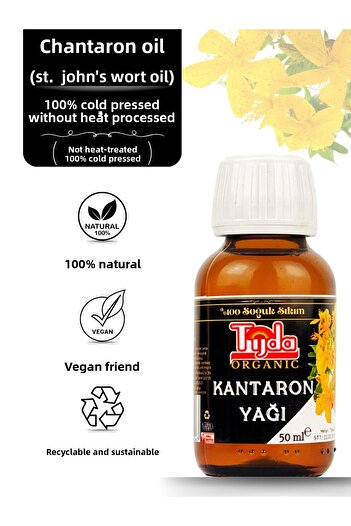 TİJDA 50 ml 100% Cold Pressed St. John's Wort Oil