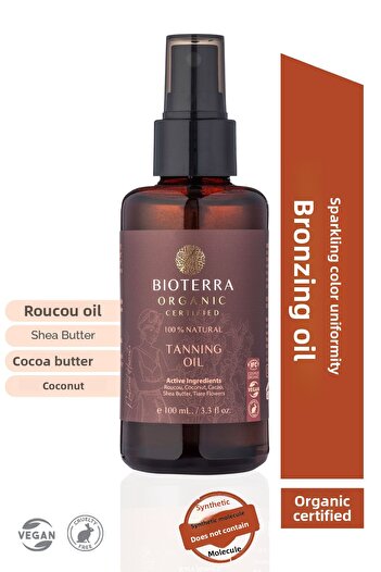 Bioterra 100 Ml Organic Bronzing Oil