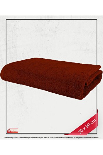 Koza Mix towel 100% Cotton Towel Face and Fitness Towel Set Red - Special for Sensitive Skin 1 Pcs
