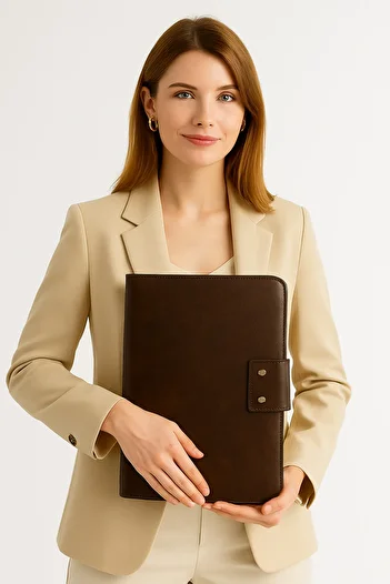 MESCHAIN Crazy Brown MacBook Air Pro 13-14 ιντσών Organizer Χαρτοφύλακας και Τσάντα Laptop