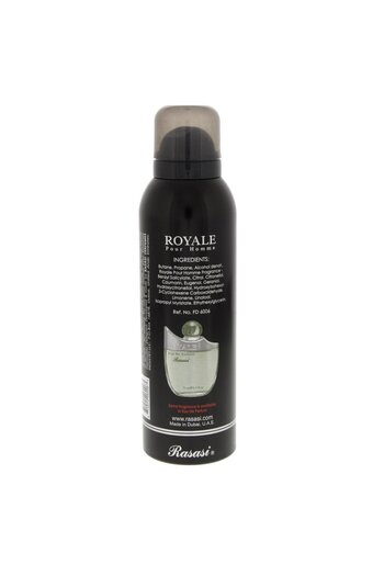 Rasasi Royal Pour Homme Deodorant Spray 200ml – Long-lasting Freshness For Men