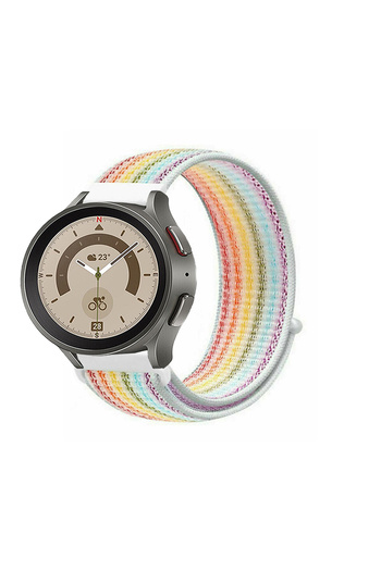 Tagomoon Samsung Galaxy Watch 4 5 6 7 Fe Serisi 40mm Ve 44mm Ile Uyumlu Spor Kumaş Cırt Cırtlı Kordon Kayış