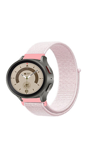 Tagomoon Samsung Galaxy Watch 4 5 6 7 Fe Serisi 40mm Ve 44mm Ile Uyumlu Spor Kumaş Cırt Cırtlı Kordon Kayış