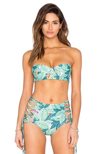 Plaja biz Women's high-waisted push-up swimsuit Vera