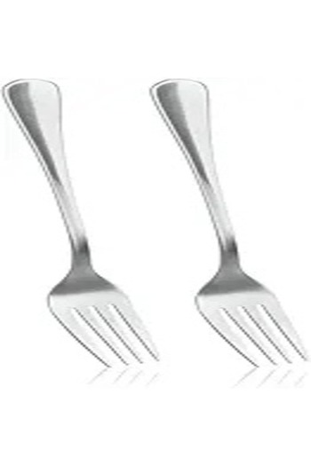Chefline Opera Stainless Steel Desert Fork, 3 Pcs Elegant & Durable Cutlery Set for Everyday Dining