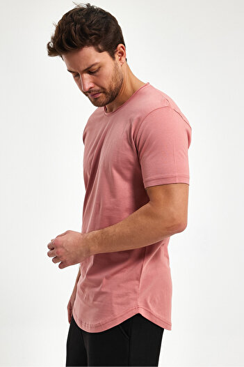AMAZING CRASH Skirt Oval Basic Crew Neck Slim Fit Short Sleeve T-Shirt