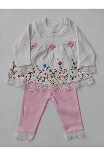 BABY WEAR Floral Lace Baby Set