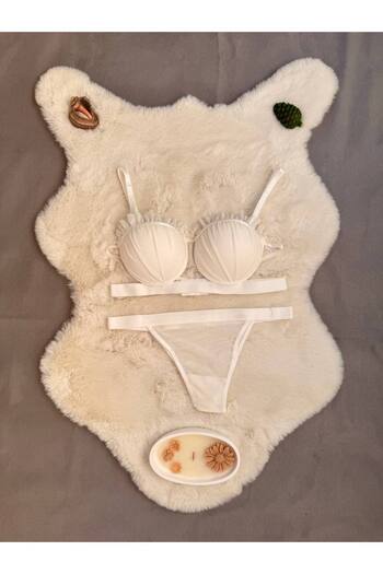 Love Angels Oyster Model Full Padded Padded Bra Panty Set - Women's Underwear