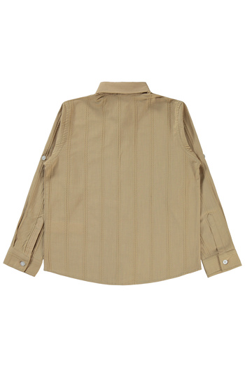 Civil Boys Boy's Shirt 6-9 Years Brown