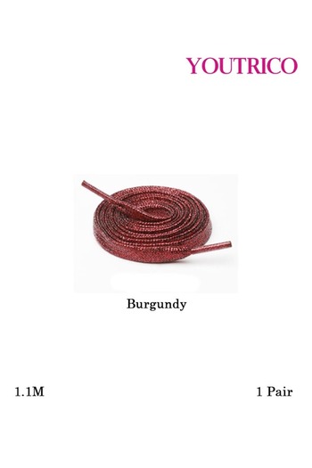 Youtrico Pearlescent Flat Polyester Shoelaces - Single Pair (1.1m)