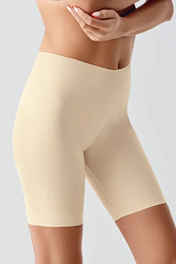 C&City High Waist Recovery Seamless Laser Cut Shorts Corset 9209 - Skin