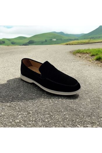 Greyybull Shoes Ежедневни мъжки велурени обувки, мокасини Rok