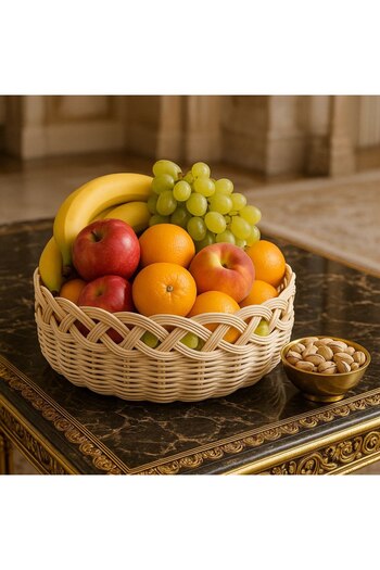 Şania Wicker Bamboo Basket