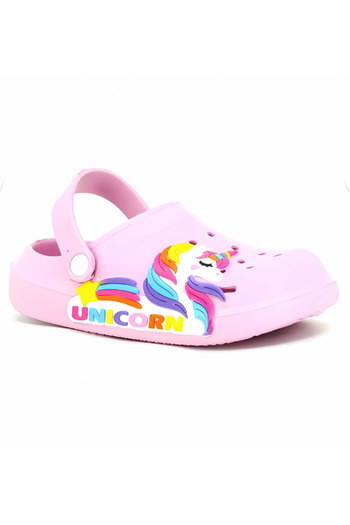 Benittokids Calx Girl's Unicorn Figured Αντιολισθητική Άνετη Σόλα Πισίνα - Παραλία - Διακοπές - Κήπος Cross Slippers San