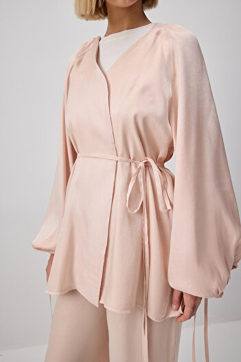 Touché Privé Biye Belt Textured Suit