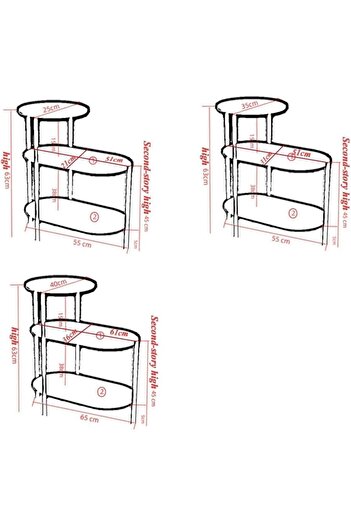 Generic Living Room Tables Light Luxury Sofa Side Table Creative Side Table Coffee Table Wrought Iron Side T
