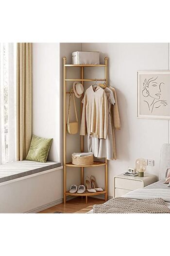 Generic Coat Rack Metal Tree Stand Rack Hanger for Home Entryway Living room and Bedroom Corner Hanging Clot