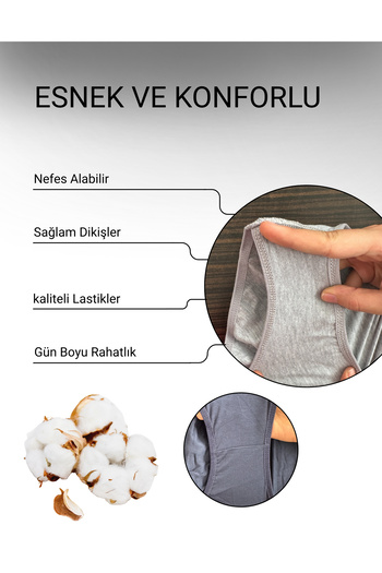 ALYA UNDERWEAR Жіночі кольорові стандартні трусики з бавовняною підкладкою - упаковка 5 штук