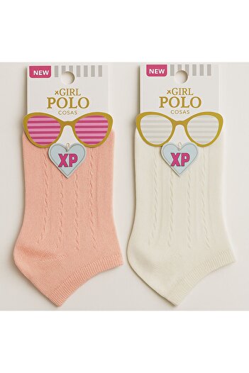 BB 🧦   Women's Mercerized Air Booties Socks 2-Pack
