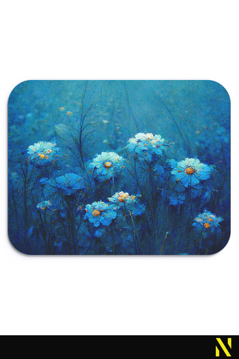 nilizma Mousepad ergonomic colorat cu model de flori, bază anti-alunecare, pentru uz casnic și la birou.