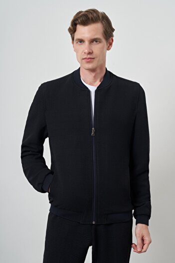 Morven Men's Navy Blue Seasonal Worker Dynamic Fit Shirt Jacket