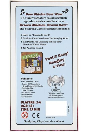 Lark & Clam Brown Chicken Brown Cow Board Game
