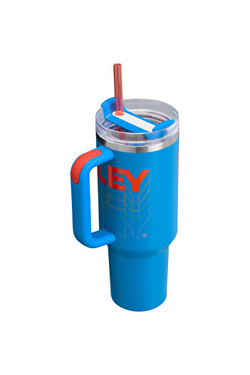 Stanley The Quencher H2.0 Flowstate™ Tumbler 40 OZ | Azure Reverb Pipetli Termos 1,18 Litre