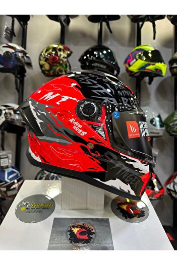 MT Helmets Stinger 2 Ardent C5 Parlak Kapalı Motosiklet Kaskı
