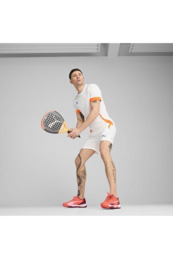Puma Ανδρικό λευκό ατομικό Padel Trg Short Shorts 660163-30