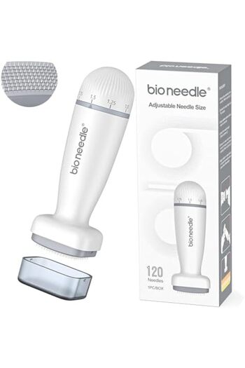Bonjour Adjustable 0~2 mm 120 Pins Derma Stamp - Microneedling Derma Roller - Derma Pen Microne