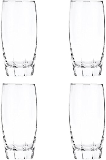 ALSAIF 4 Pieces Glass Cup Set