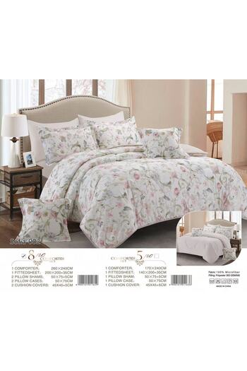 FLOWER BED Sofia Single Twin Size 5 Piece Duvet Cover