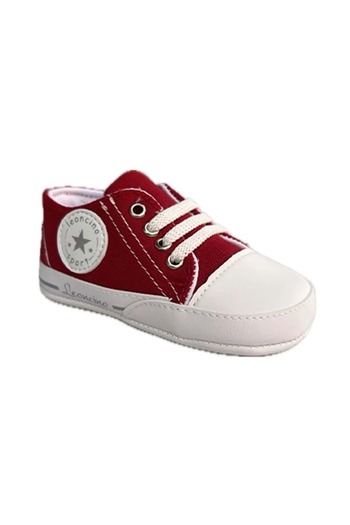 Leoncino 18-19 Lace up Booties Shoes Red