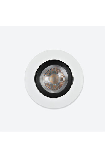 pesca LED Downlight Recessed - 7W 5700K - 38° Diffusion Angle - 75mm Cut-Out Area - Black by Rasa Lighting