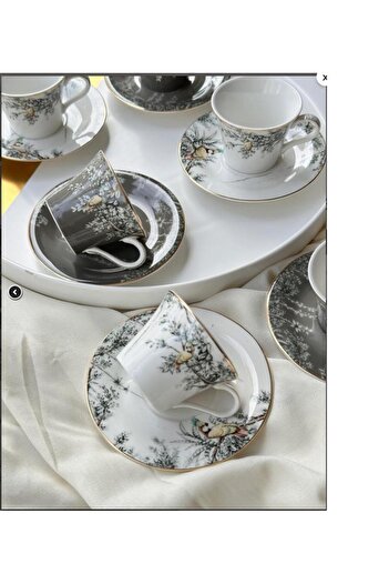 Mikasa Moor Plomo Set of 6 Coffee Cups De16.391751