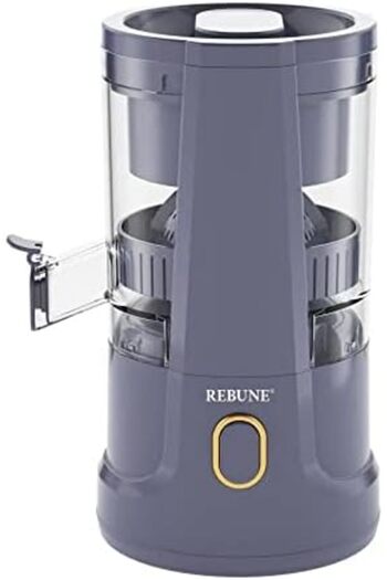 rebune Corded Electric Citrus Juicer with Unique Design Hands-Free Practical Fruit Juicer Multifunct