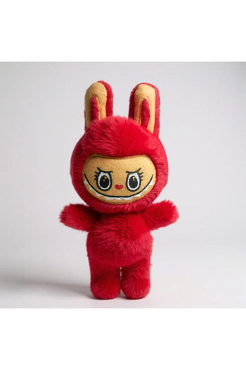 Hediye Sahibi Mini Rabbit Costume Labubu Plush Toy Red