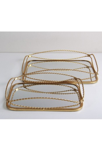Generic Gold iron set on glass