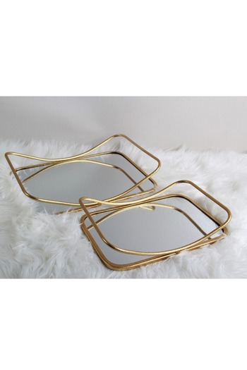 Generic Gold iron set on glass