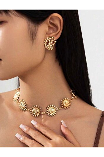 CSR AKSESUAR Sun Detailed Necklace