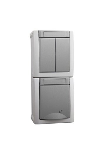 PANASONIC Schuko Socket + Switch IP54 Pacific