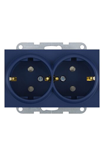 PANASONIC Mecanism priză Schuko dublă protecție copii Karre Plus 55 Ocean