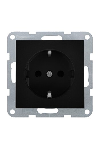 PANASONIC Schuko QC Karre Plus 55 Socket Mechanism Black